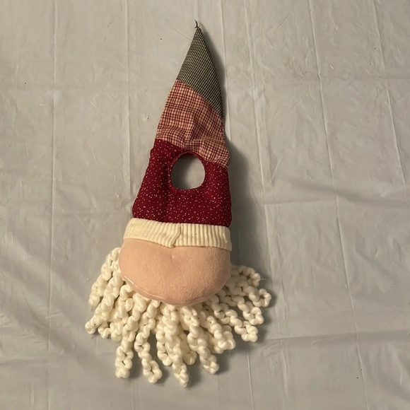 🎅 Rustic Santa Claus Door Knob Hanging Decoration -  Charming Holiday Accent! - Picture 3 of 5